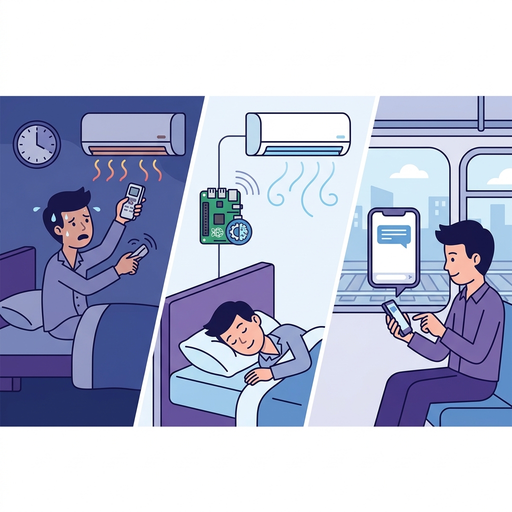 Wifi対応エアコンをRaspberry Piでハック！日々の「暑い・寒い」を学習する完全自律型スマート空調を作ってみた